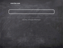 Tablet Screenshot of exersise.com